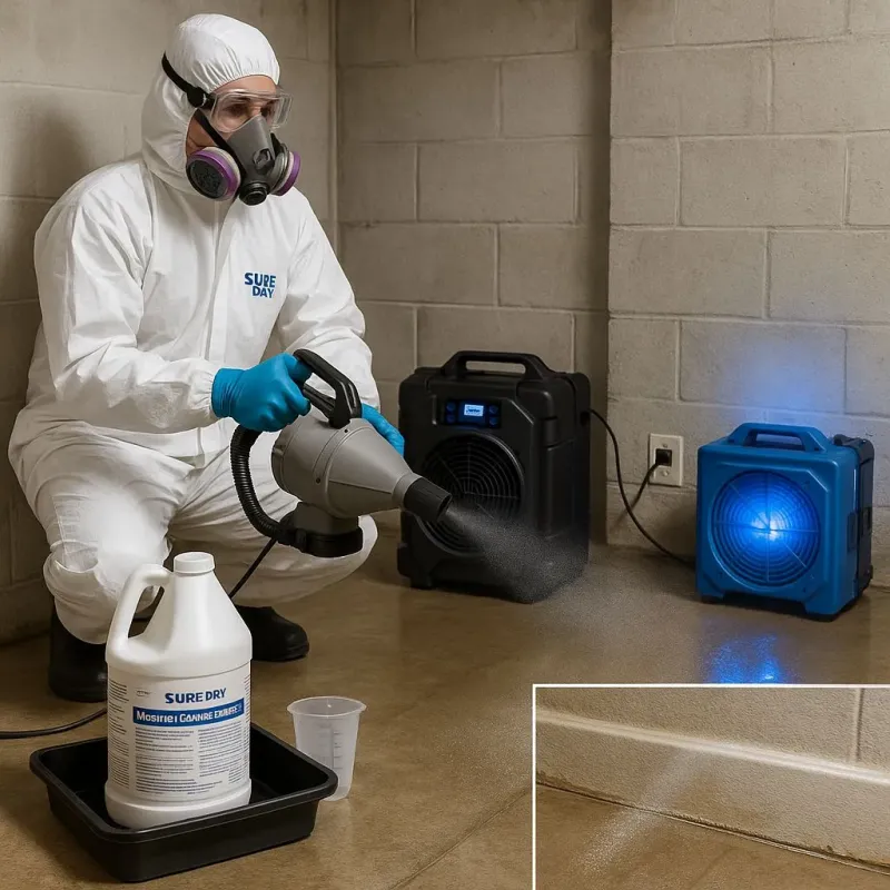 Sanitization and Odor Removal process in College Place, WA