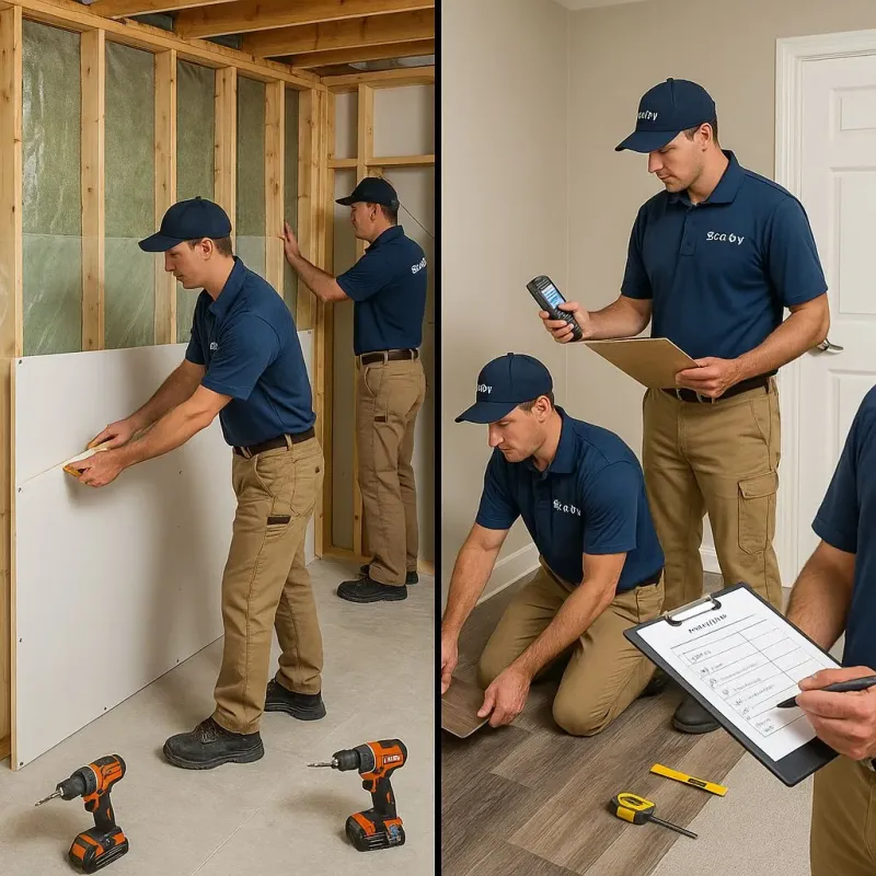 Repairs and Reconstruction process in College Place, WA